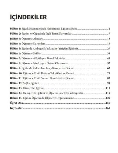 Hemşirelikte Öğretim Öğrenme ve Eğitim ( 5.Baskı)